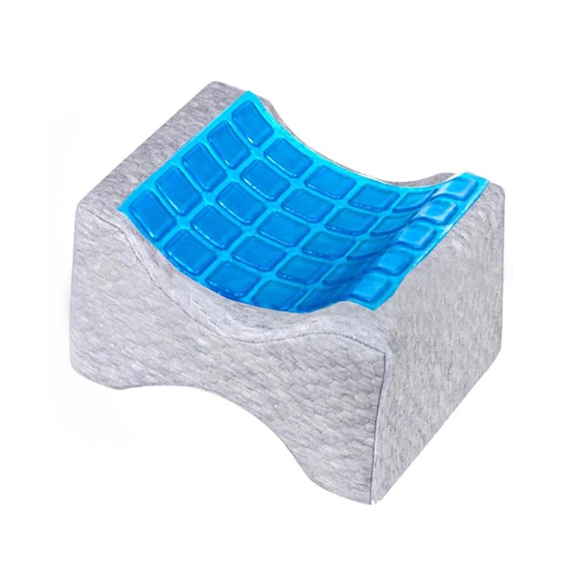 Memory Foam наколенники Подушка охлаждающая гелевая кровать подушка для ног Утягивающие колготки беременность облегчение боли Подушка для сна - Цвет: gray gel Pillow