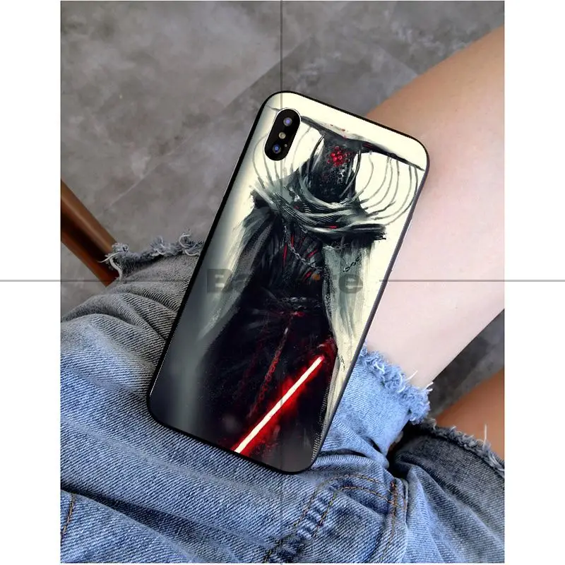 A5 Babaite Darth vader star wars умный чехол черный мягкий чехол для iPhone X XS MAX 6 6s 7 7 plus 8 8 Plus 5 5S SE XR - Цвет: A5