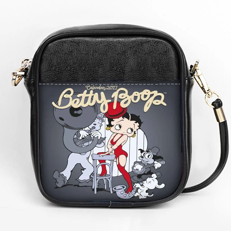 Пользовательские betty boop Моды Sling Bag Для женщин Слинг сумки на ремне кожа мини девушки Tote вечерние сумка DIY Sling Bag - Цвет: 5