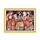 11CT 14CT Набор для вышивки крестиком Рождественский канун ангел милые девушки ручной работы сделай сам Вышивание три маленькие ангелы фигурки