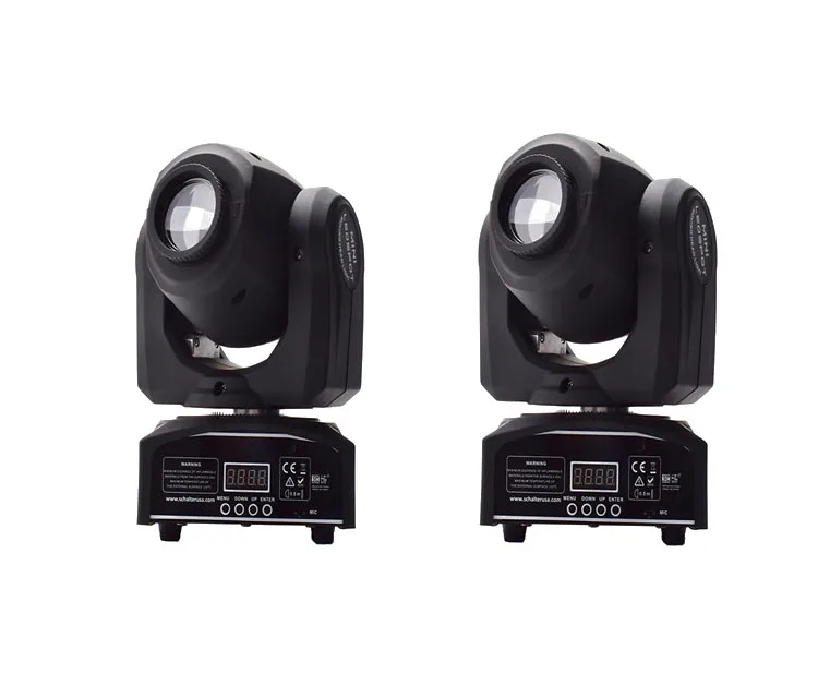 2 шт. 4 в 1 30 Вт Мини светодиодный прожектор DMX DJ Mini движущийся головной свет s 8 Gobos