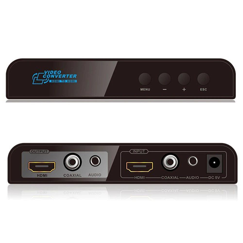 HDMI к скалер LKV323 с вниз и вверх Масштабирование funtion цифровой коаксиальный аудио