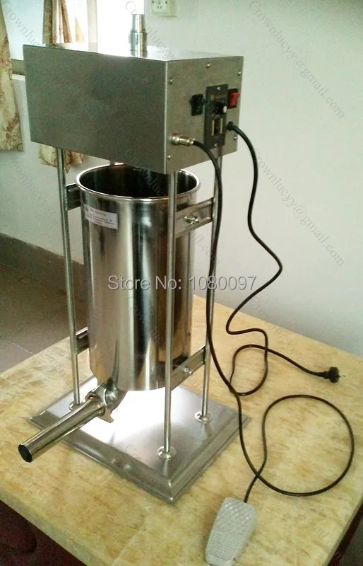 Электрическая колбасная машина из нержавеющей стали 15л колбасный наполнитель