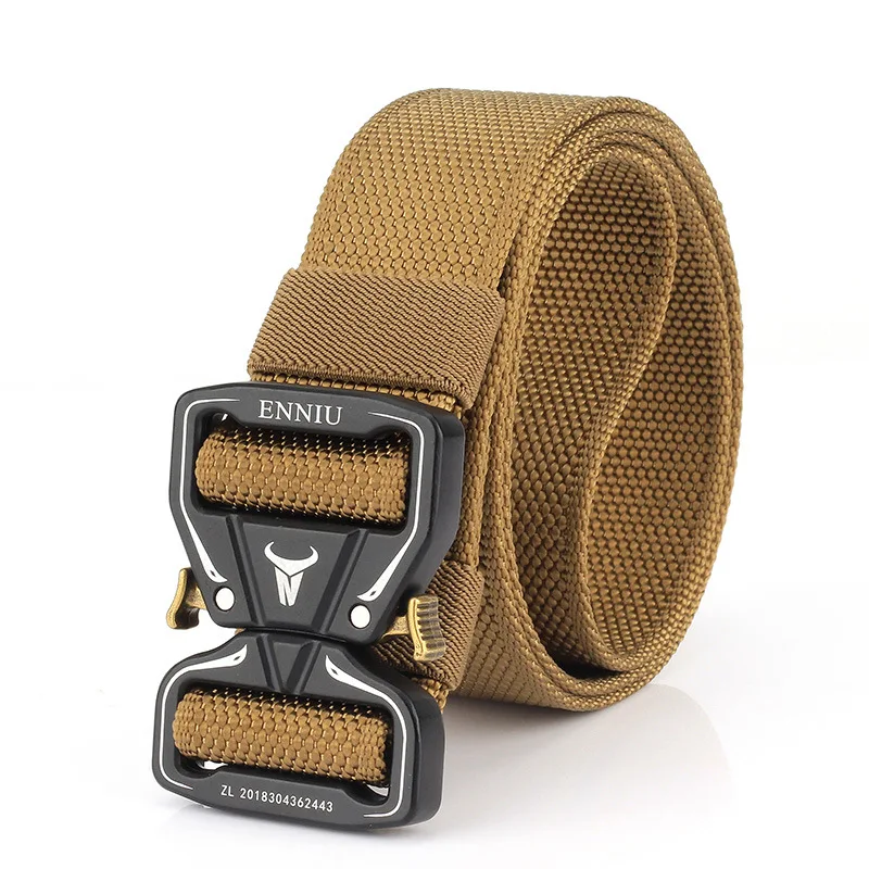 Тактический военный пояс армейский нейлоновый ремень сверхмощный металлический