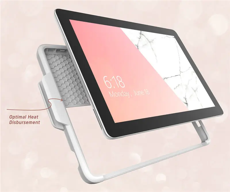 Для Surface Go чехол 10 дюймов i-Blason Cosmo мраморный Блестящий Защитный чехол-бампер с держателем для ручки, совместим с клавиатурой