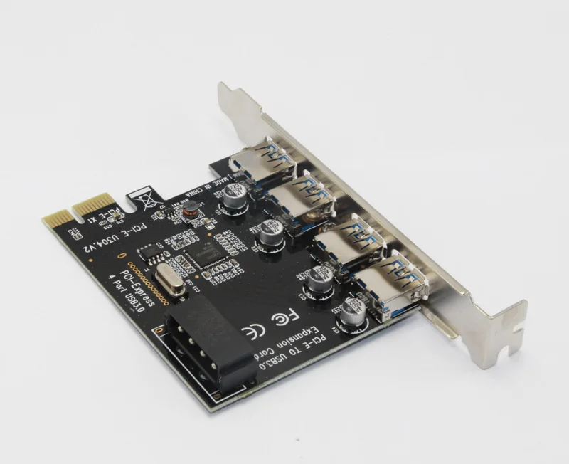 USB 3 0 4 порта PCIE к расширительной карте PCI Express адаптер Pcie карта USB3.0 5 Гб с Sata 15Pin 4Pin