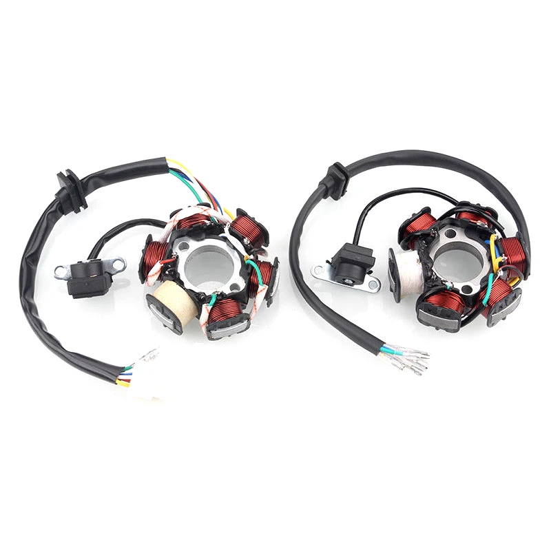 6 полюсов 5 проводов полуволновой зажигание МАГНЕТО СТАТОР для Gy6 50cc 70cc 90cc 110cc 125cc квадроцикл карманный велосипед 1 шт