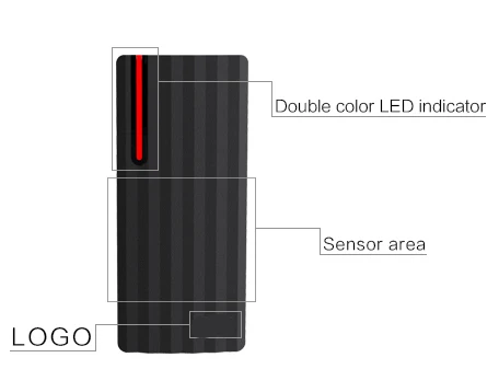 IP68 Водонепроницаемый RFID считыватель бесконтактных карт пластиковый корпус wiegand выход для контроля доступа на открытом воздухе используется для безопасности дома и офиса