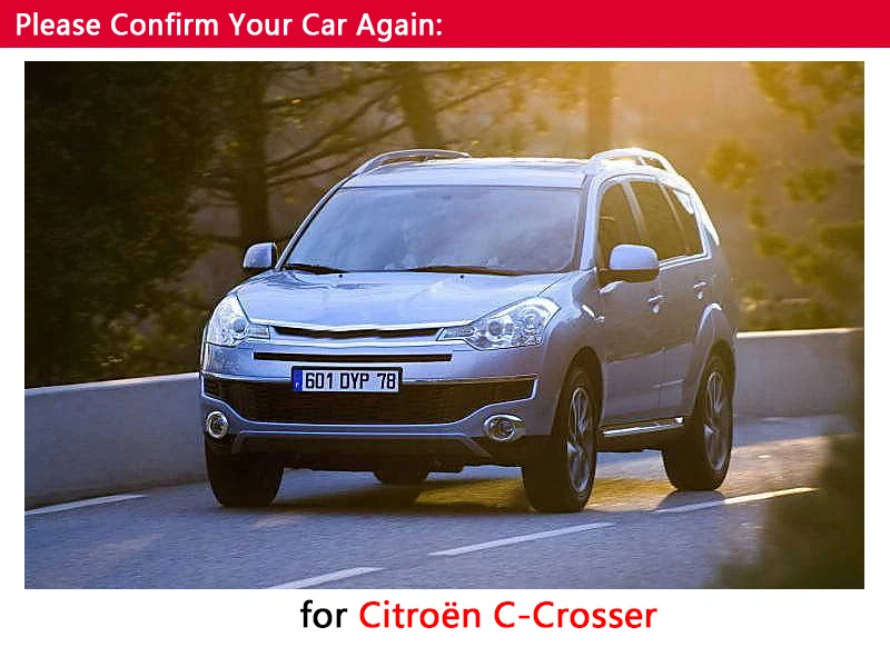 Хромированные Чехлы для ручек Citroen C-Crosser комплект отделки 4P 2012-2017 хорошее