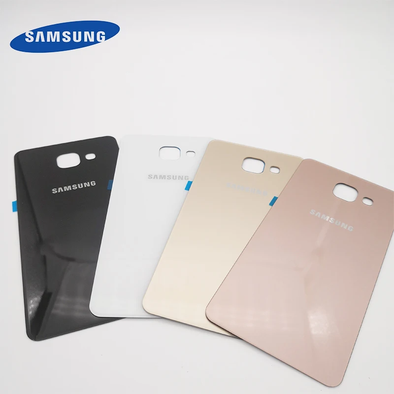 Оригинальный чехол для задней батареи Samsung Galaxy A710 A510 A310 3D стеклянный корпус A7 A5 A3