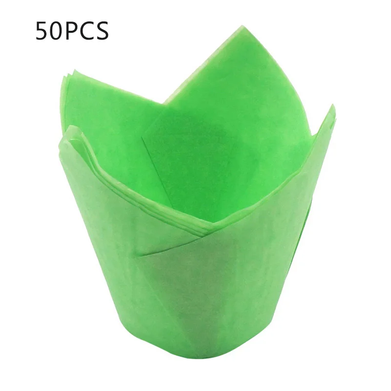 green 15x15x11cm IVYSHION 12 шт. круглая силиконовая форма для кексов, форма для выпечки, чехол, форма для выпечки, форма для выпечки DIY, форма для выпечки, форма для выпечки - Цвет: green 15x15x11cm