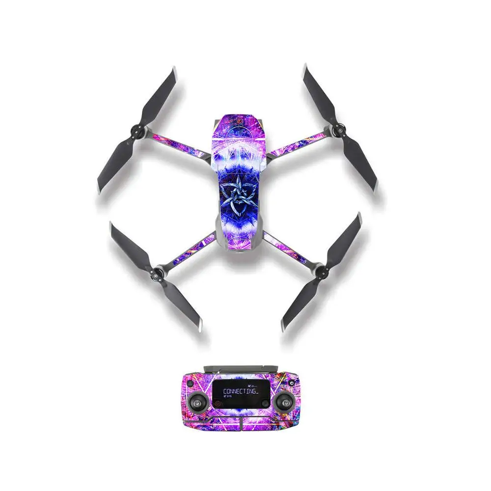 YSDJM20132 Мультфильм шаблон стиль кожи наклейка для DJI Mavic 2 Pro& Zoom Drone корпус пульт дистанционного управления батарея защитная пленка - Цвет: YSDJM20132
