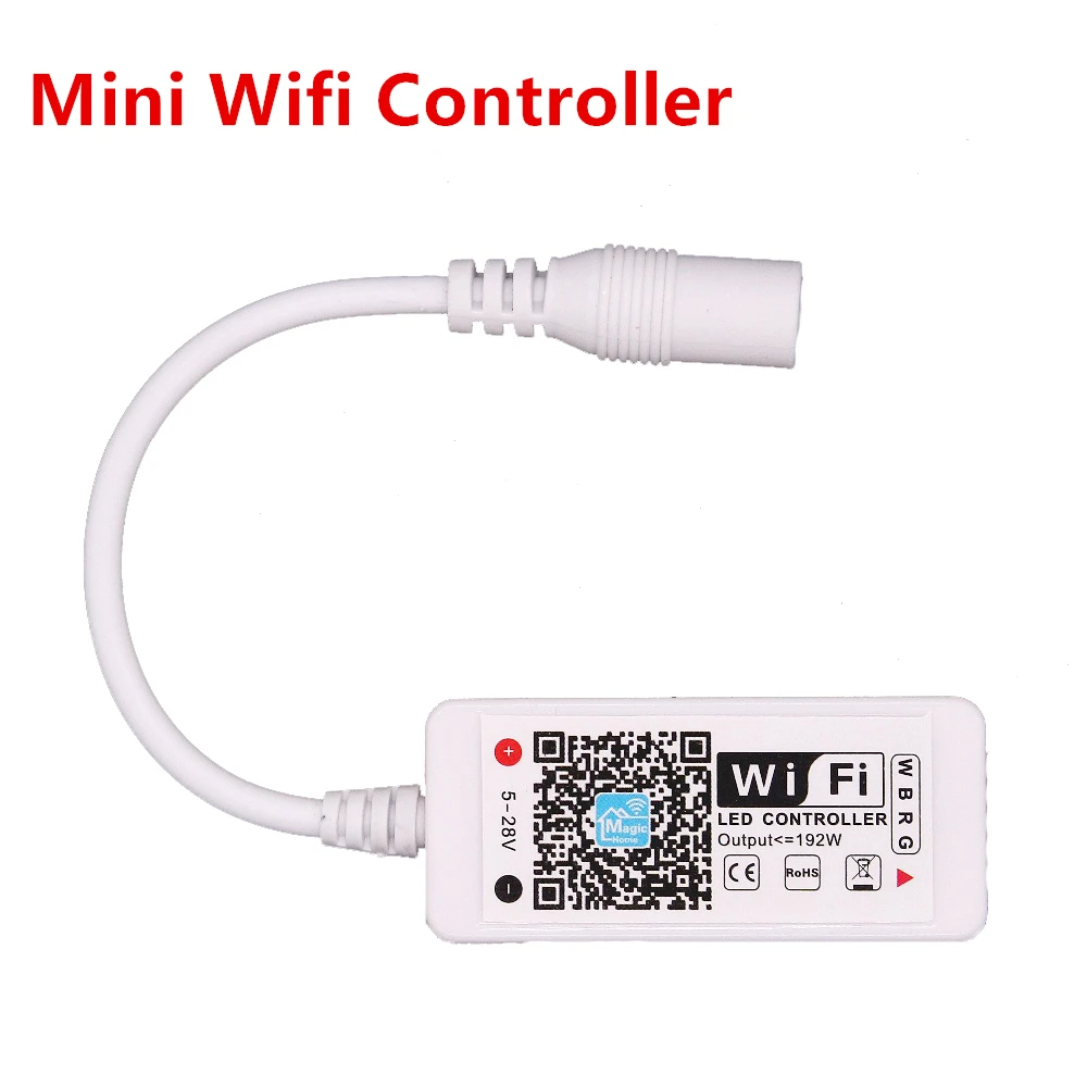 Wifi RGBW / RGBWW LED Controller Mini DC12V With RF 21Key IR 24Key Remote Control For Strip Lights |