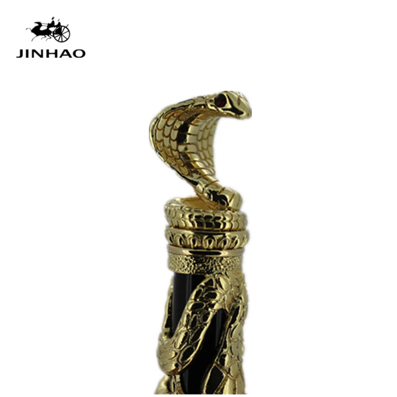 Перьевая ручка JINHAO старый серый Змеиный год памяти средний 18KGP NIB BOX на