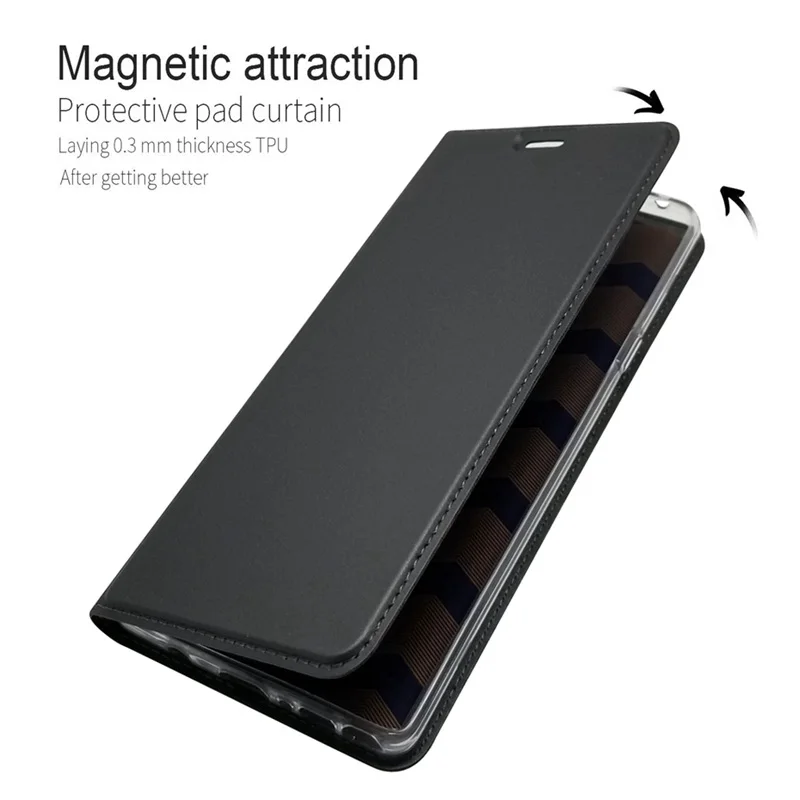 For iphone XS Case Leather Magnetism Flip Cover Max Plain Protection Phone Cases XR | Мобильные телефоны и аксессуары
