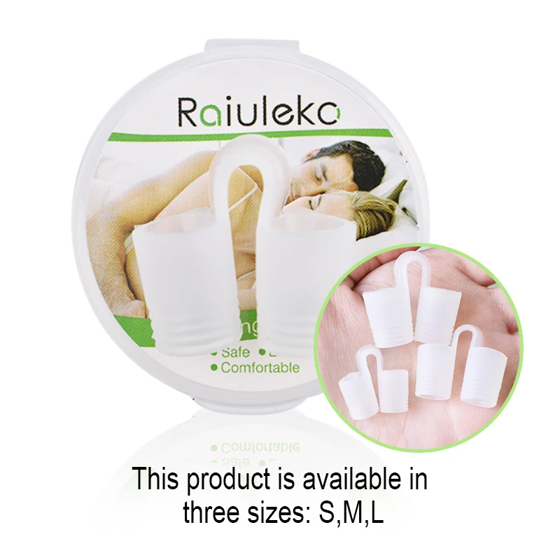 Купите 5 подарков 1 = 19 шт. многоразовый мягкий зажим для носа с защитой от храпа