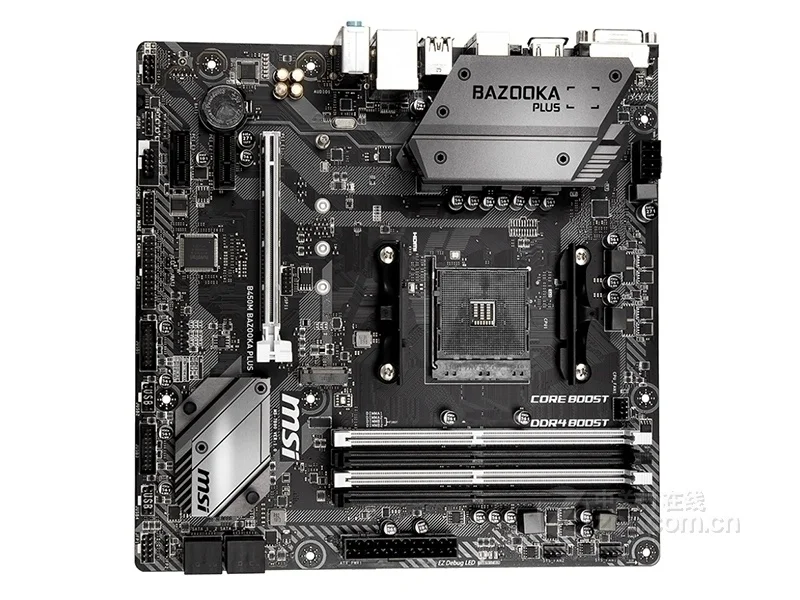 Оригинальная материнская плата MSI B450M BAZOOKA PLUS разъем AM4 DDR4 USB2.0 USB3.1 64 Гб B450 для