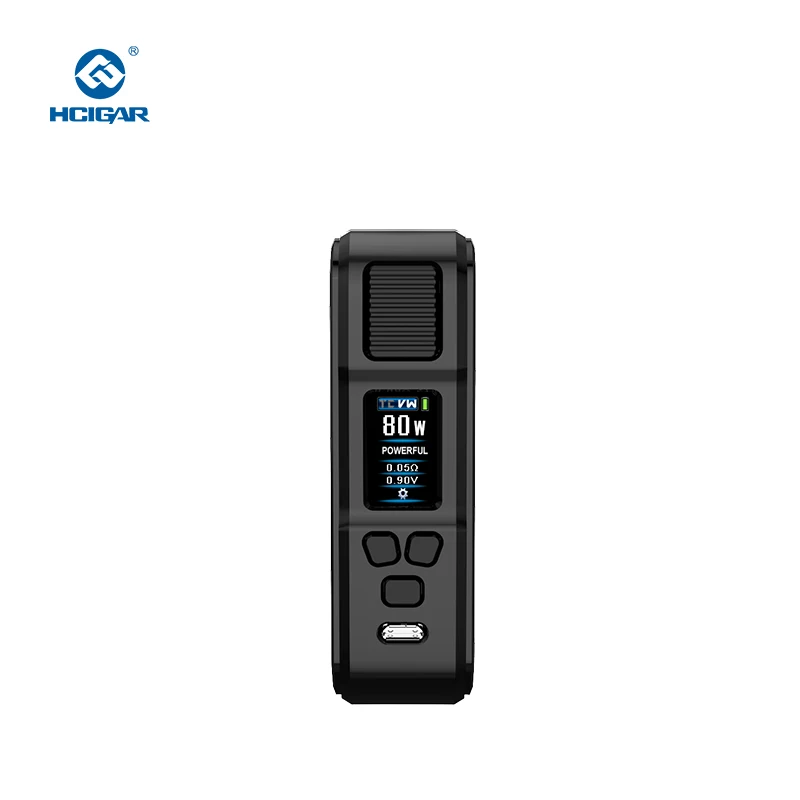 Оригинальный Hcigar AURORA Squonk Mod 80 Вт электронная сигарета бокс мод Поддержка VW/TC режим