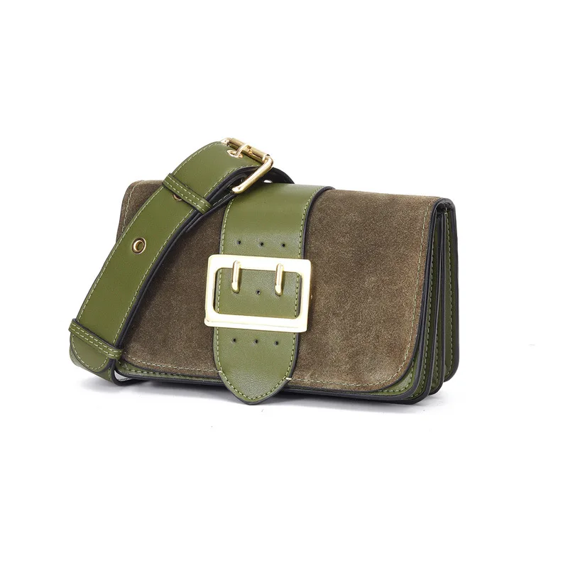 Женская сумка из натуральной кожи маленькая квадратная на плечо для камеры