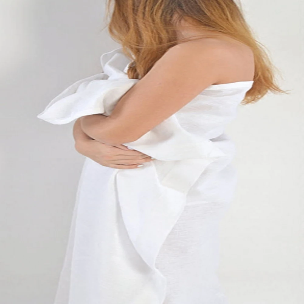 Мыть Льняное полотенце Для женщин натуральные европейские умягченного льна