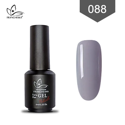 Francheska 088 Верхнее пальто franceska gellak nagels spulletjes базовое пальто Впитывающее гель лак для ногтей Полупостоянный Smalto per unghie - Цвет: Francheska 088