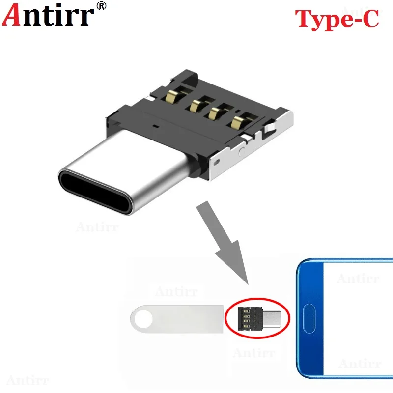 2 шт. USB-C 3 1 Type-C коннектор Micro USB 0 штекер-гнездо OTG адаптер конвертер для Android