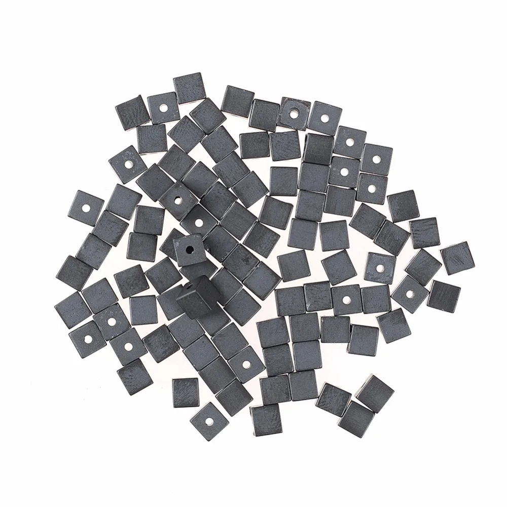 Natural Stone Hematite Beads Matt Square shape Loose stone beads 2/3/4mm for DIY Necklace Bracelet Jewelry Making Accessories | Украшения и