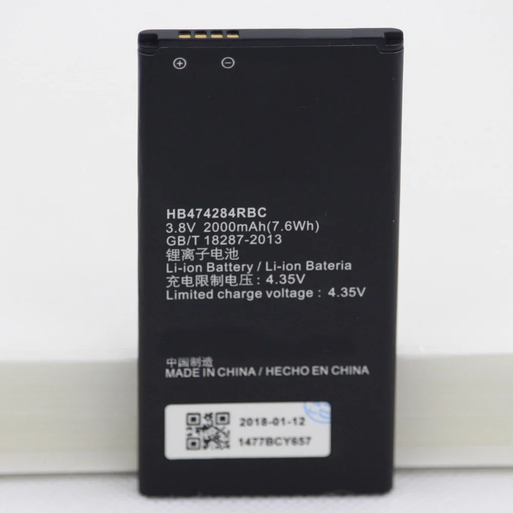 Аккумулятор для Huawei Honor 3C Lite Ascend phone HB474284RBC 2000 мАч сменные батареи Y635 C8816D G521