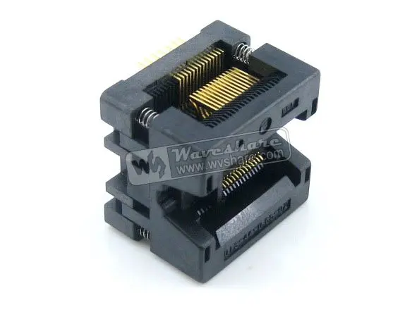 

SSOP28 TSSOP28 OTS-28(44)-0.65-02 Enplas IC Test Burn-in Socket Programming Adapter 0.65mm Pitch 6.1mm Width