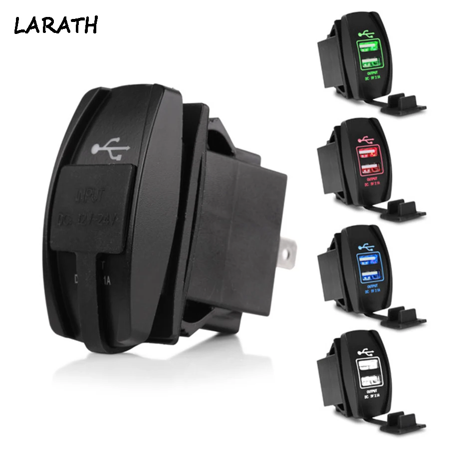 2016 универсальное устройство для автомобиля с двумя портами USB прикуриватель