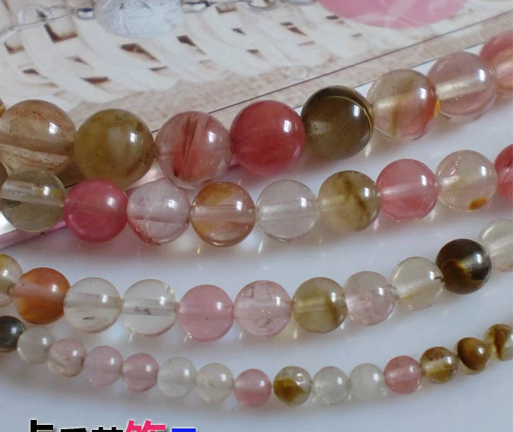 10 мм кварцевые ювелирные изделия из натурального камня свободные бусы круглая