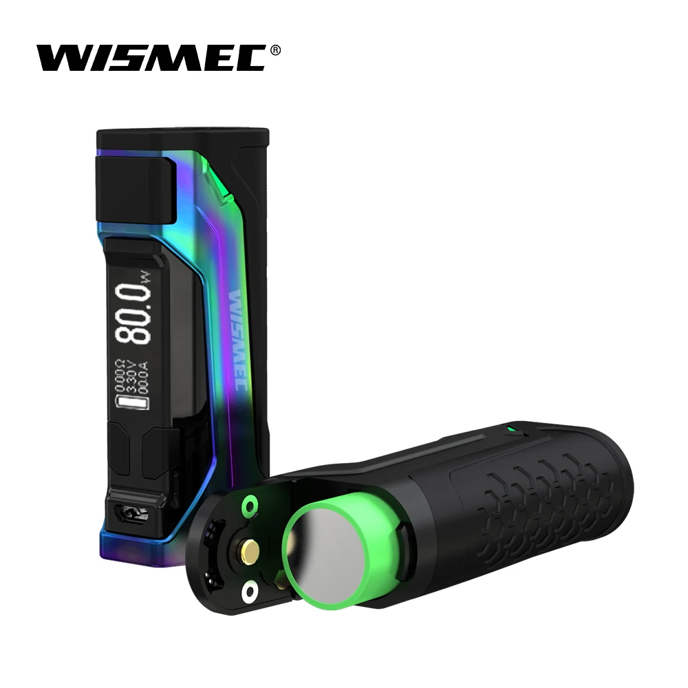 Wismec CB-80 Mod Box 80W Output Vape Support VW/Bypass/TC-Ni/TC-Ti/TC-SS/TCR mode electronic cigarette | Электроника