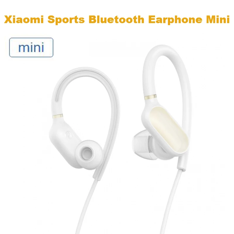 Оригинальная Экшн-камера Xiaomi для спортивной съёмки Bluetooth гарнитура наушники мини Молодежный выпуск Беспроводной спортивных наушников Беспроводная связь Bluetooth Встроенный микрофон стерео Bluetooth наушники Bluetooth 4,1 - Цвет: White Mini