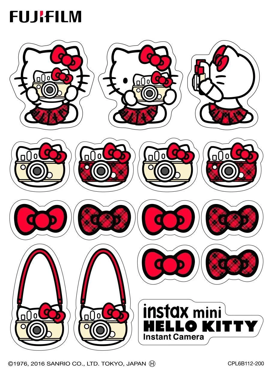 Ограниченная серия Fujifilm Instax Mini Hello Kitty мгновенная камера красный + 10 листов
