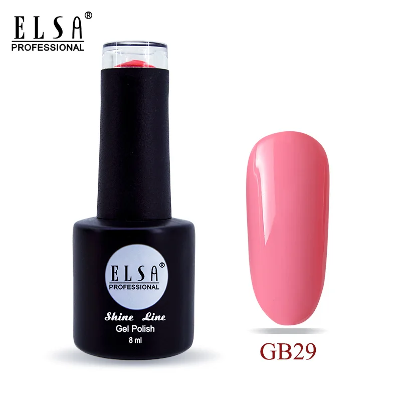 GB29 Elsa 8 мл Гель-лак для ногтей для маникюра полуперманентный Vernis верхнее покрытие УФ светодиодный Гель-лак впитывающийся художественный Гель-лак для ногтей - Цвет: GB29