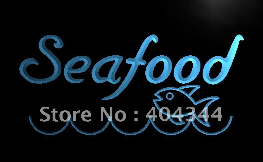 

LB070-светодиодный неоновый Световой знак для ресторана и морепродуктов, поделки для украшения дома