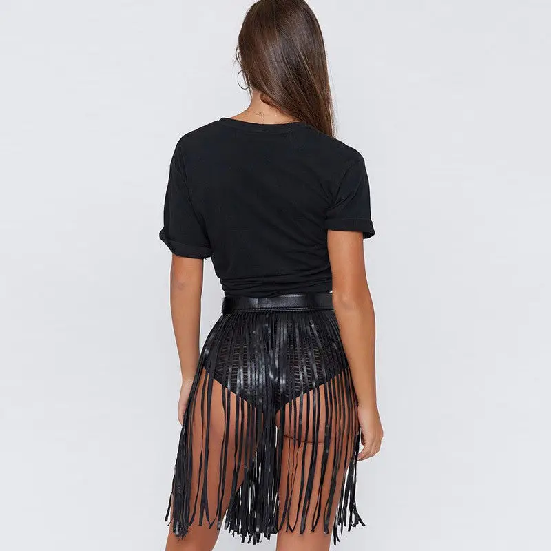 Сексуальная Дамская новая хиппи бохо Женская бахрома кисточка искусственная