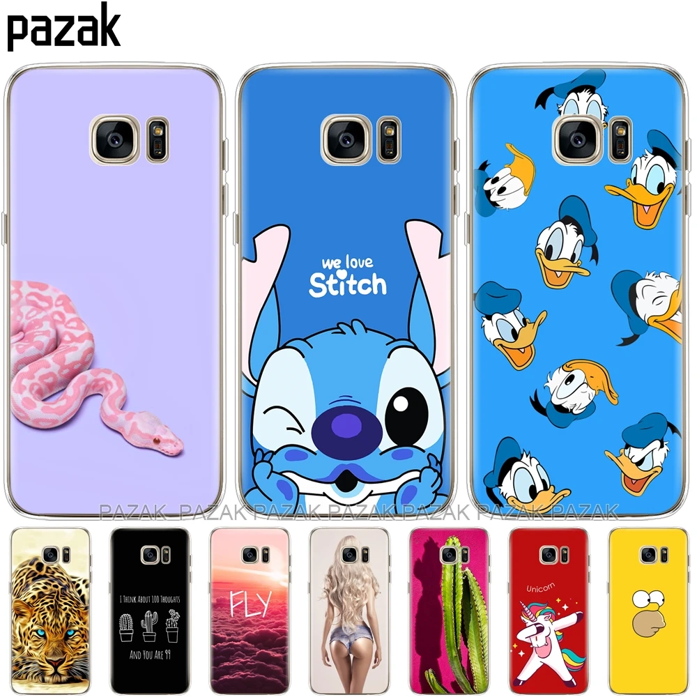 Силиконовый чехол для телефона samsung Galaxy S7/S7 edge чехол для samsung S7 edge G930F G930FD G930W8 fation чехол для телефона s