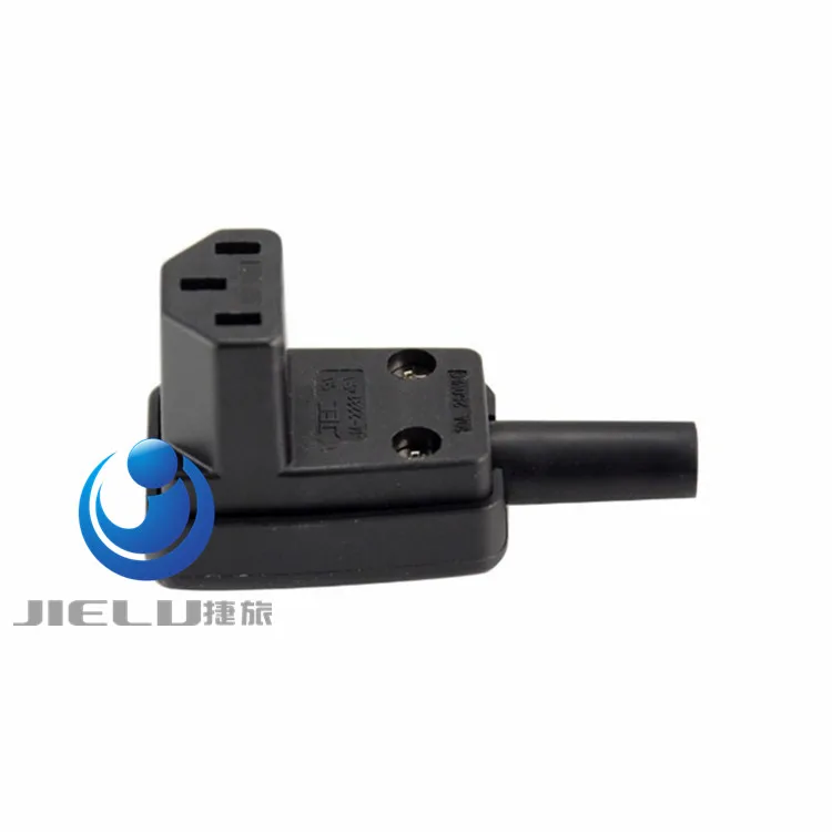 IEC C13 вниз угол розетка 10A 250 V Rewirable разъем адаптера|adapter connector|l connectoradapter female |