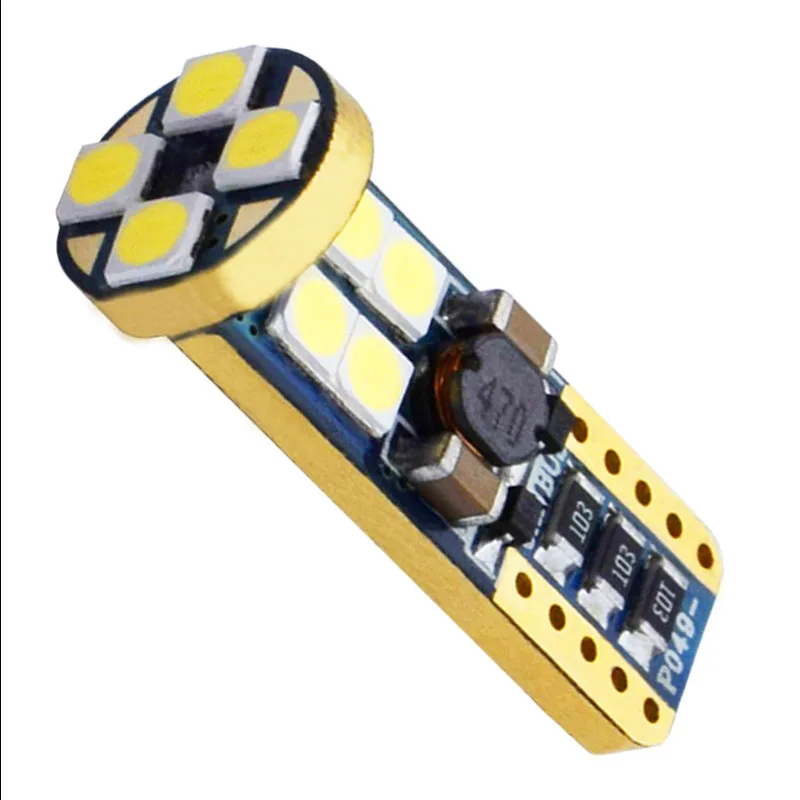 T10 W5W 12 SMD 3030 светодиодный автомобильный габаритный фонарь WY5W 12SMD LED CANBUS без ошибок