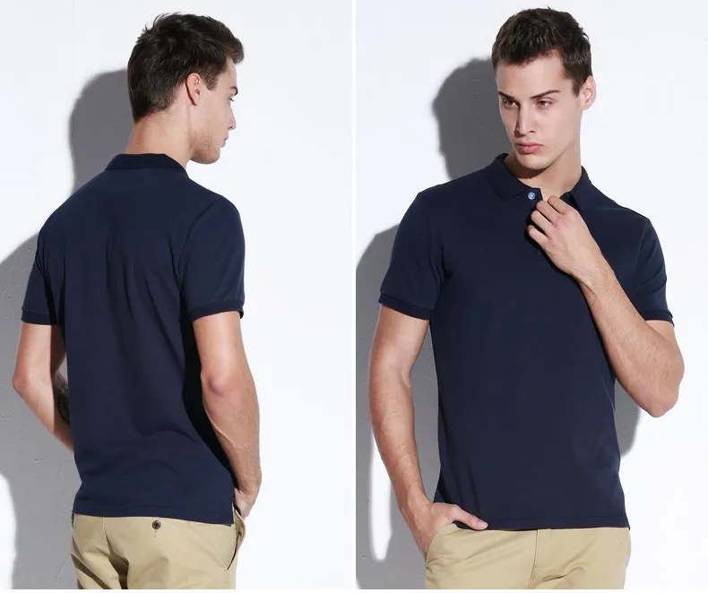 Pioneer Camp solid Color Breathable Classic Men's Polo Shirt Brand Clothing Men's Short-sleeved Recreational Polo Shirt 409010