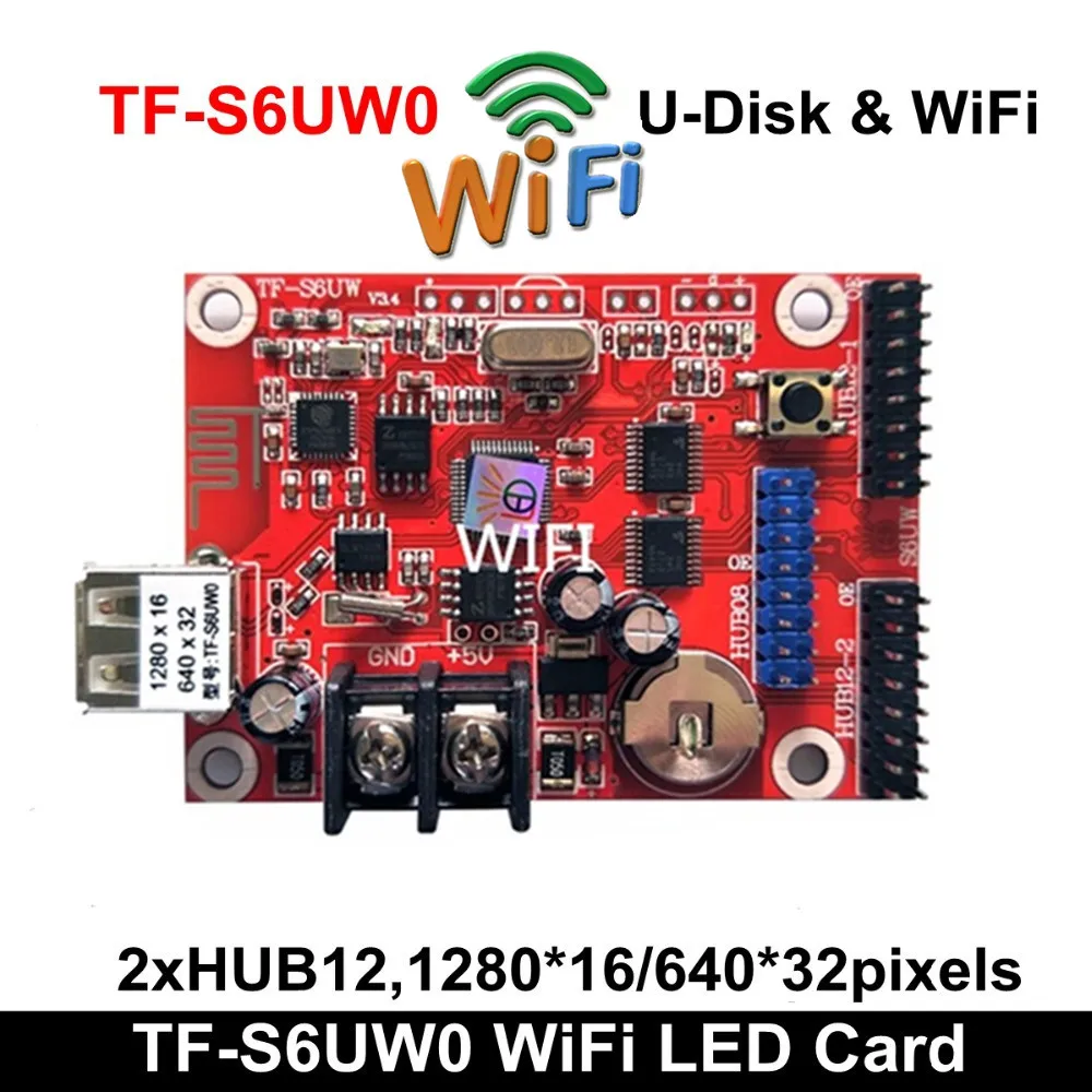 Асинхронный Светодиодный Знак карта управления Wi Fi панель модуля P10 P8 P5 P6