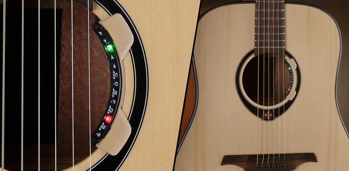 KORG RP-C1 RP-C2 Rimpitch Soundhole Акустическая гитара тюнер-Chromatic RPC1/RPC2