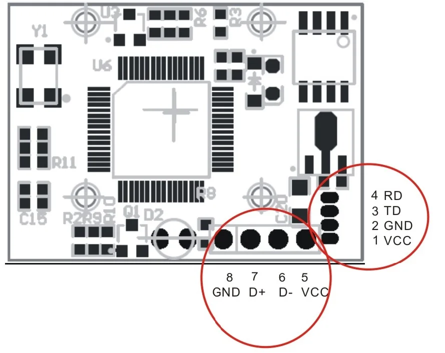 R305 UART/USB оптический модуль сканера отпечатков пальцев сенсор для Arduino|reader