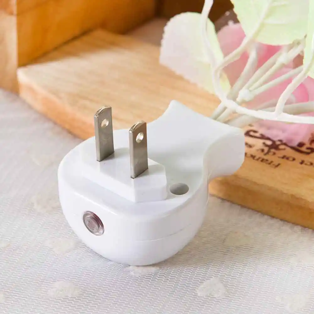 10 шт. Световой Сенсор Красочный Гриб Сиреневый Цветок СВЕТОДИОДНЫЕ Ночные Огни