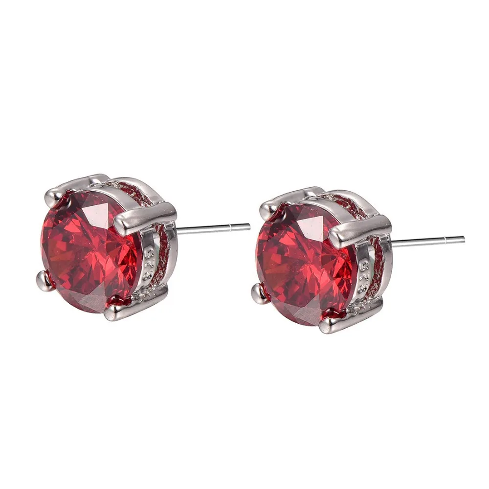 Новое прибытие гранат женские серьги 925 пробы серебряные PE19|earrings sterling|earrings 925925
