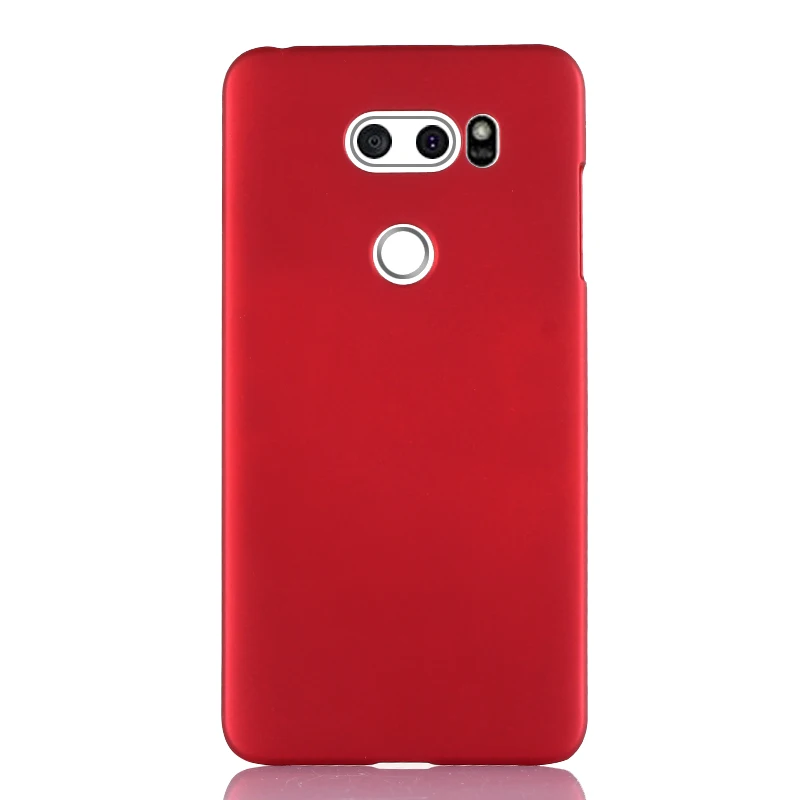 Чехол для телефона чехол LG V30 тонкий 360 матовый жесткий пластик PC карамельный цвет