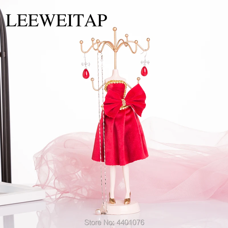 Европейский стиль модель принцессы ювелирная стойка серьги кольца ожерелье