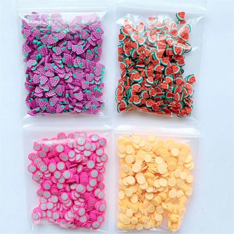 46 упак. DIY Набор слизи/Хрустальная слизь/фруктовые Ломтики/бусины для рыбьей