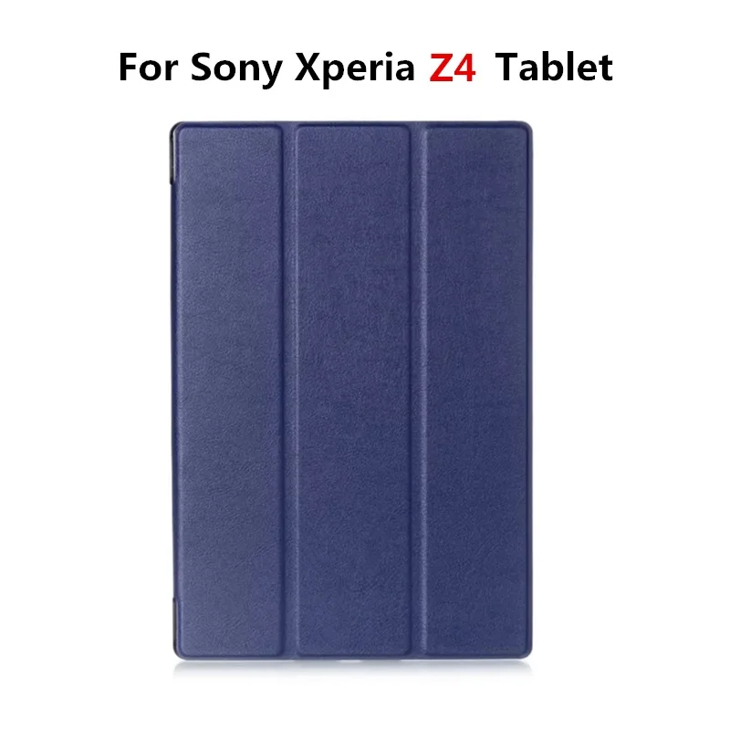 Blue For Z4 Кожаный защитный чехол-книжка с подставкой для sony Xperia Z3, чехол для планшета sony Xperia Z3 Z2 Z4, чехол для планшета - Цвет: Blue For Z4